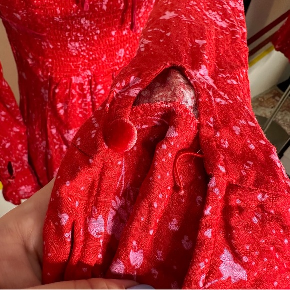 NEW Free People long sleeve mini dress size XS - Picture 6 of 7